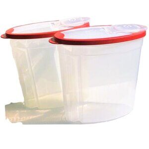RUBBERMAID Flex and Seal Cereal Keeper Storage Container 1.5 Gallon Set of 2